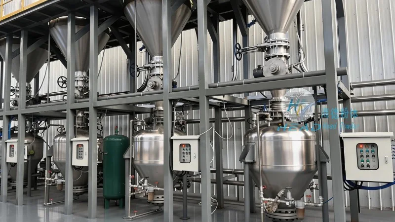 Lithium Battery Cathode & Anode Material Conveying & Pneumatic System